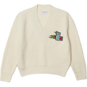 LACOSTE Свитер женский белый