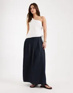 Джинсовая юбка-макси Pieces темно-синего цвета индиго