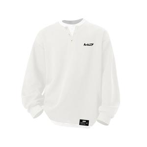 Свитшот Unisex Henry Collar Moderate Regular ZIAREL, heather серый