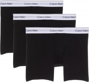 Мужские трусы-боксеры Calvin Klein Modern Cotton Stretch, 3 шт., Black/Black/Black