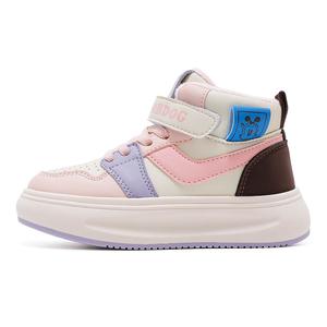 Устойчивые к скольжению, износостойкие, термостойкие детские скейтбордские кроссовки Kids' BOBDOG, бежевый/розовый