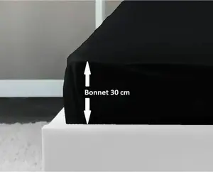 Простыня Lovely Home черная для односпальной кровати, 90 х 190 см LOVELY HOME