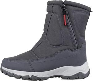 Мужские зимние ботинки для теплого снега, ботинки средней высоты с утеплителем, плюшевые зимние ботинки для мужчин и женщин, хлопковые ботинки Generic, Men Gray9