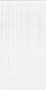 Штора-нитка Victoria M. LEONORA, 100 x 245 см, белая, универсальное применение: разделитель комнаты, сетка от насекомых и защитная сетка | укорачивается, можно стирать, карман для штанги VICTORIA M.