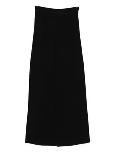 Брюки из чистой шерсти MAX MARA, черный