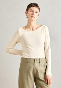 Топ Marc O'Polo LONG SLEEVE BOAT NECK, Raw Cream/Off-White
