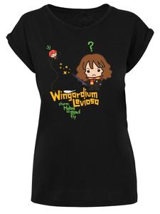 Футболка F4NT4STIC Harry Potter Hermione Granger Wingardium Leviosa Junior, Black