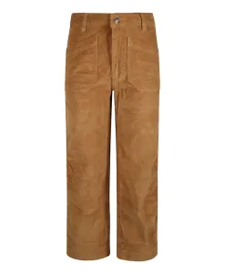 Вельветовые брюки с широкими штанинами Patagonia, коричневый