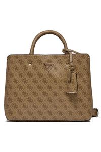 Сумка Guess с принтом, коричневый