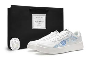 LINING Низкие, износостойкие, противоскользящие, женские, кроссовки для скейтбординга, сине-белые