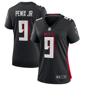 Женская черная игровая майка Michael Penix Jr Atlanta Falcons Nike