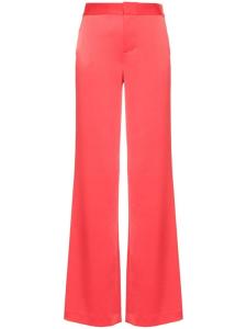 Alice + olivia строгие брюки Calvin широкого кроя, красный