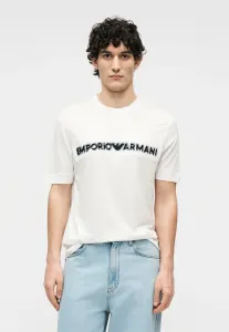 Футболка с принтом Emporio Armani, Off White