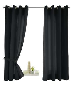 Штора Gardinenbox, 140x175 см, черный
