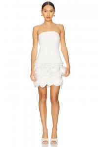 Мини-платье Selena Elliatt, ivory