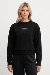 Хлопковая толстовка Armani Exchange, черный