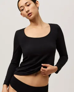 Женская майка из органического хлопка с длинными рукавами Ysabel Mora, черный