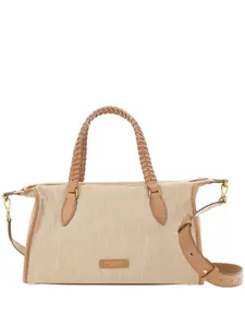 Сумка-тоут Roxy с плетеной ручкой Gianni Chiarini, бежевый