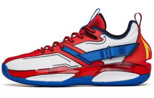 Баскетбольные кроссовки GH3 мужские низкие синие/белые/красные Anta