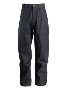 Джинсы с отделочной строчкой Willy Chavarria, синий