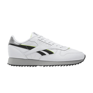 Кроссовки Reebok Classic Leather Ripple 'White Black Lime', белый