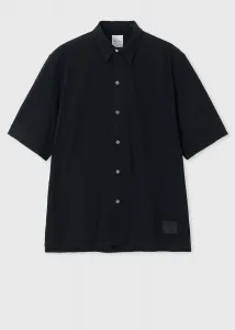 Укороченная рубашка оверсайз с клетчатым узором "Глен Чек" и логотипом.