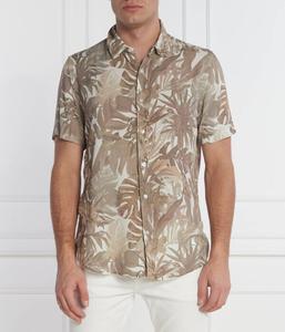 Рубашка Guess Jeans Slim Fit, коричневый