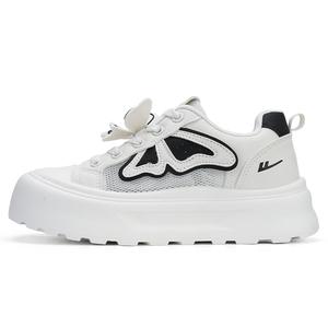 WARRIOR Износостойкие, нескользящие, повседневные туфли с низким верхом, женские, бежево-черные