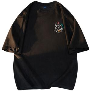 Футболка унисекс светло-серая WARRIOR, черный