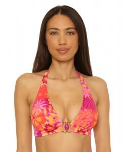 Женский бикини-топ Copacabana с завязками на шее Becca, Multi