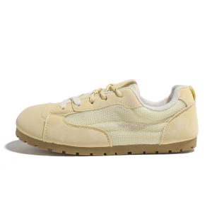 Легкие, дышащие, амортизирующие, низкие кроссовки для скейтбординга, женские, лимонного цвета HUANQIU, Lemon