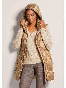 MADELEINE Утепленный утепленный жилет карамельного цвета для зимы