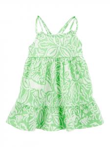 Платье carter's, зеленый