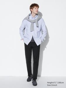 Брюки Airsense хлопковые, длинные Uniqlo, цвет 09 черный