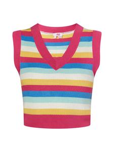 Свитер-жилет myMo, цвет pink mehrfarbig