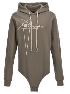 Боди с капюшоном Champion x Rick Owens Rick Owens, серый