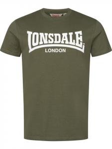 Футболка "Fulwood T-Shirt Regular Fit" зеленого цвета Lonsdale