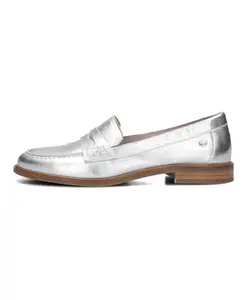 Серебряные лоферы бодил лофер Fred De La Bretoniere, серый