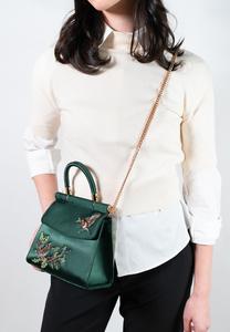 Сумка FABLE ENGLAND Fox & Mushroom, Green