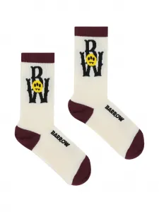 Носки в рубчик с логотипом Barrow kids, нейтральный