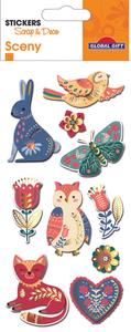 Наклейки С Животными Скреп И Деко Сцены Inna marka