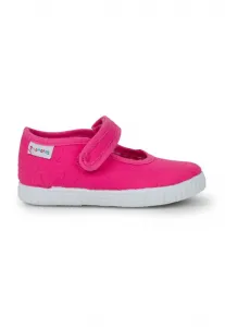 Детские туфли merceditas tira adente tipo Pisamonas, Fucsia