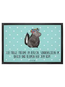 Коврик для ног Mr. & Mrs. Panda, цвет türkis pastell