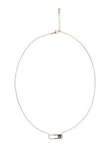 Faina Женское колье с подвесками из розового золота и темно-синего цвета