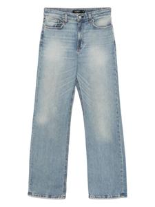 Джинсы с высокой посадкой Lauren Ralph Lauren, синий