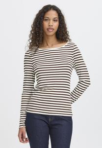 Топ ICHI IHCELLA LS, Coffee Bean Cloud Dancer/Brown