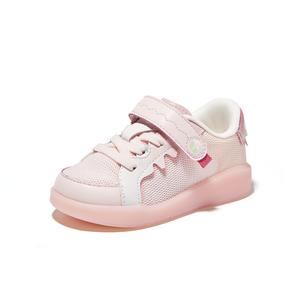 Низкие детские повседневные кроссовки для детей от 3 до 7 лет GINOBLE, розовый/белый