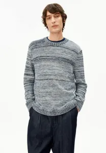 Джемпер из смеси пряжи Armedangels, Black-Oatmilk-Wedgwood