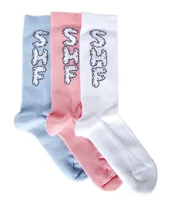 Носки с логотипом 3 шт Sky High Farm, мультиколор