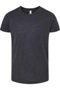 Футболка BELLA + CANVAS Youth Triblend, цвет solid dark grey triblend